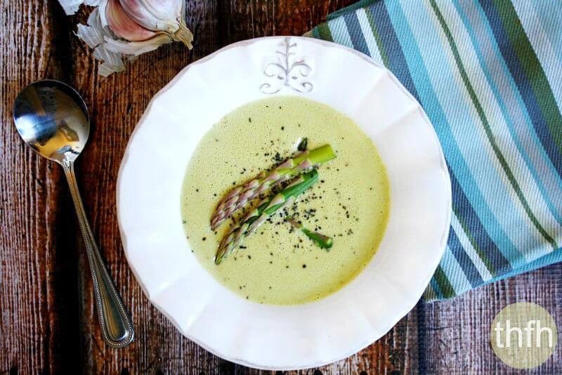 Vegan Cream of Asparagus Soup | The Healthy Family and Home