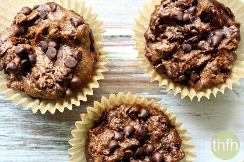 Flourless Vegan Chocolate Blender Muffins | The Healthy Family and Home