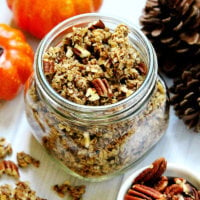 Pumpkin Spice and Pecan Granola | The Healthy Family and Home