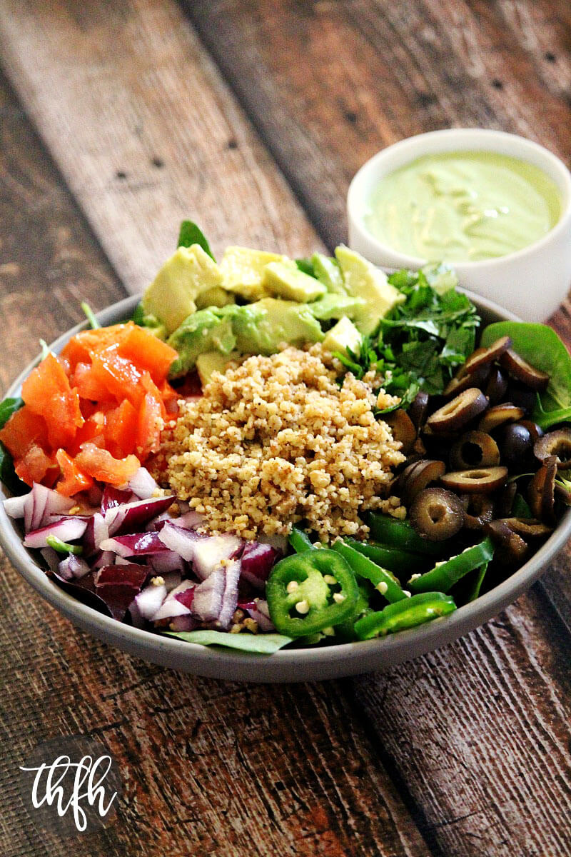 Healthy Taco Salad With Cilantro Lime Dressing