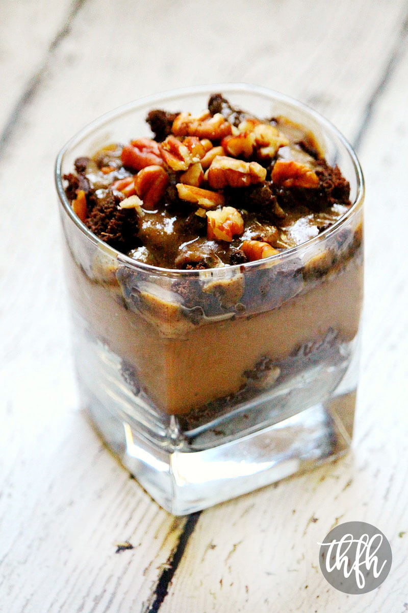 Gluten-Free Vegan Chocolate Pudding and Brownie Parfait | The Healthy Family and Home