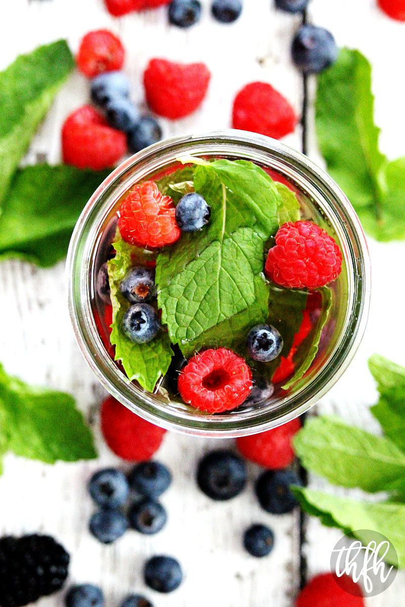 Fresh Berry and Mint Spa Water | The Healthy Family and Home