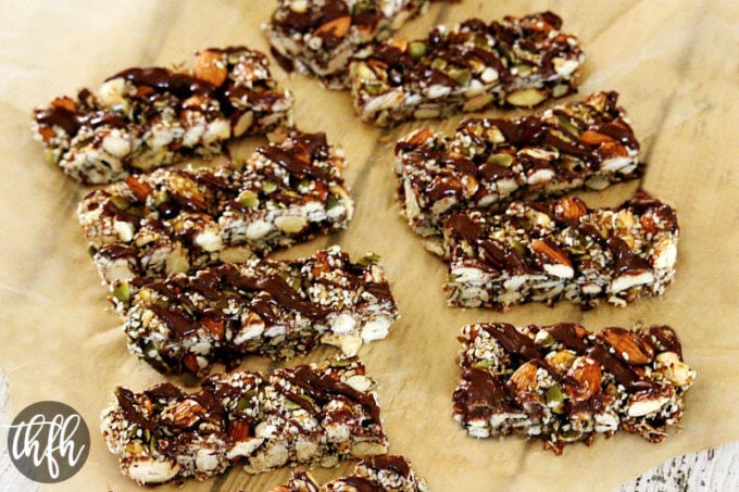 Gluten-Free Vegan Chewy Nut and Seed Bars | The Healthy Family and Home