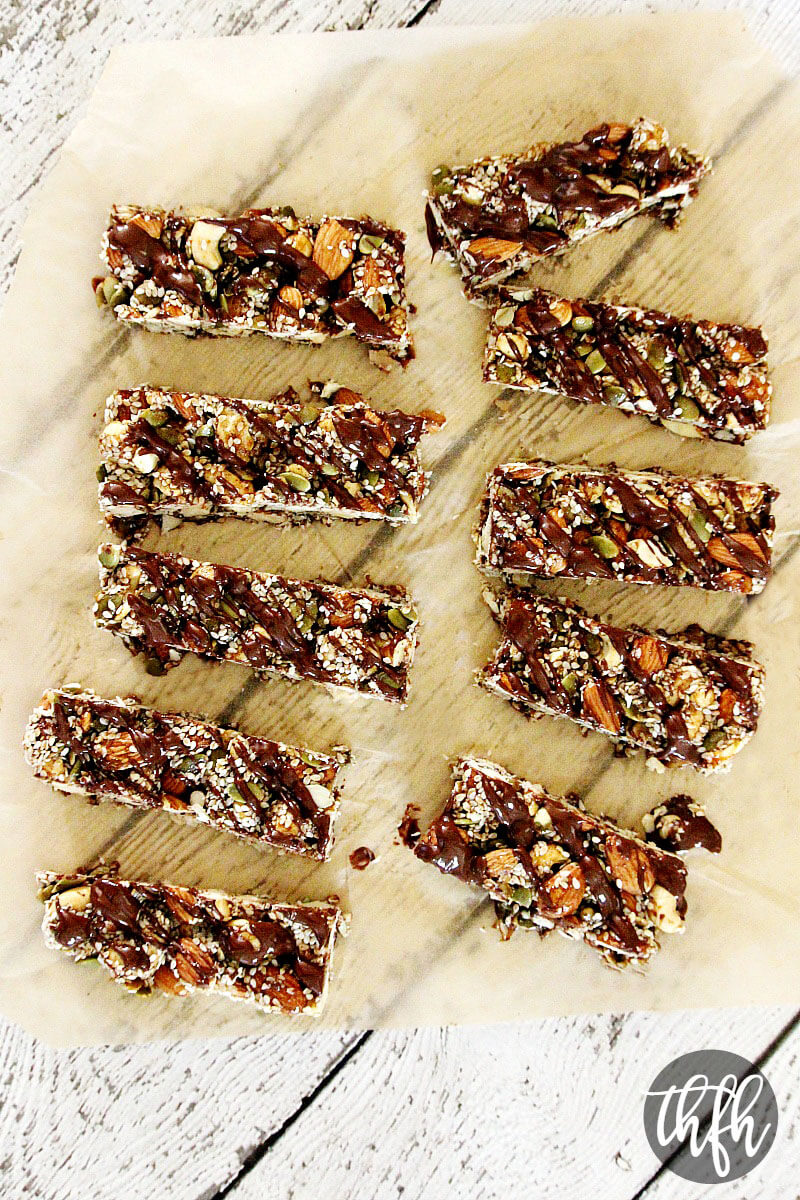 Gluten-Free Vegan Chewy Nut and Seed Bars | The Healthy Family and Home