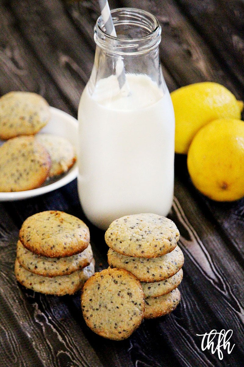 Flourless Gluten-Free Vegan Lemon Chia Seed Cookies | The Healthy Family and Home