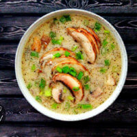 Gluten-Free Vegan Creamy Mushroom Soup | The Healthy Family and Home