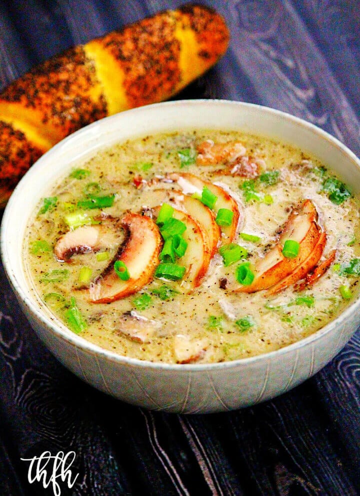 Gluten-Free Vegan Creamy Mushroom Soup | The Healthy Family and Home