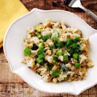Vegan Cauliflower "Potato" Salad | The Healthy Family and Home