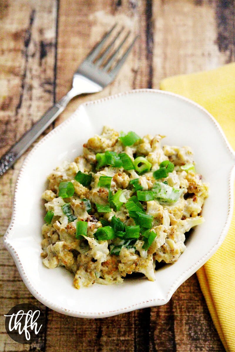 Vegan Cauliflower "Potato" Salad | The Healthy Family and Home