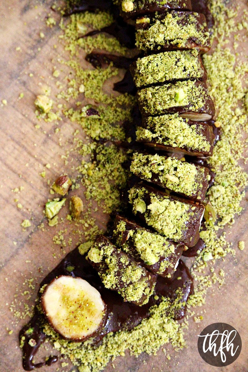 Gluten-Free Vegan Chocolate Banana Sushi with Pistachios | The Healthy Family and Home
