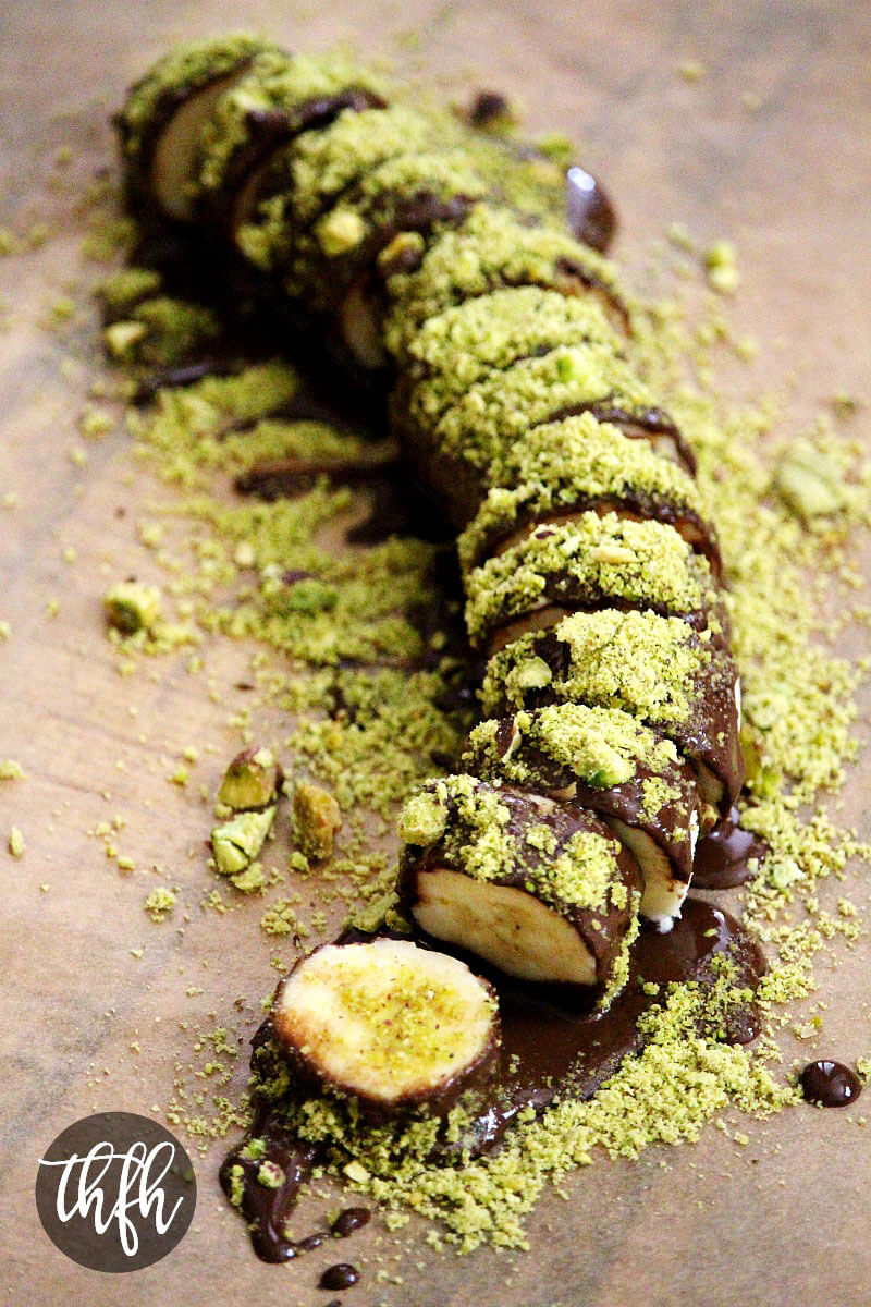 Gluten-Free Vegan Chocolate Banana Sushi with Pistachios | The Healthy Family and Home
