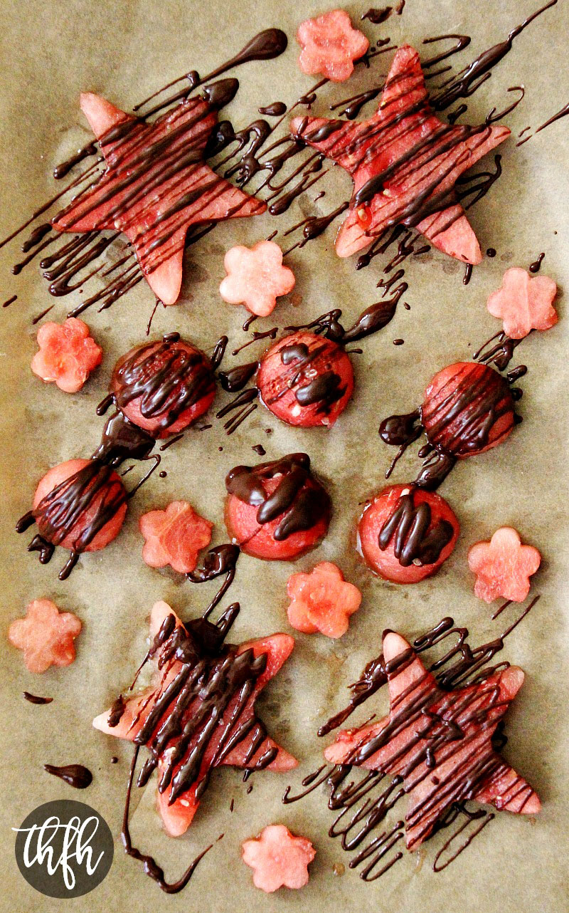 Chocolate Covered Watermelon Slices with Sea Salt | The Healthy Family and Home