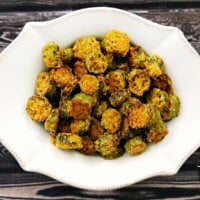 Gluten-Free Vegan Oven-Baked Okra Bites | The Healthy Family and Home