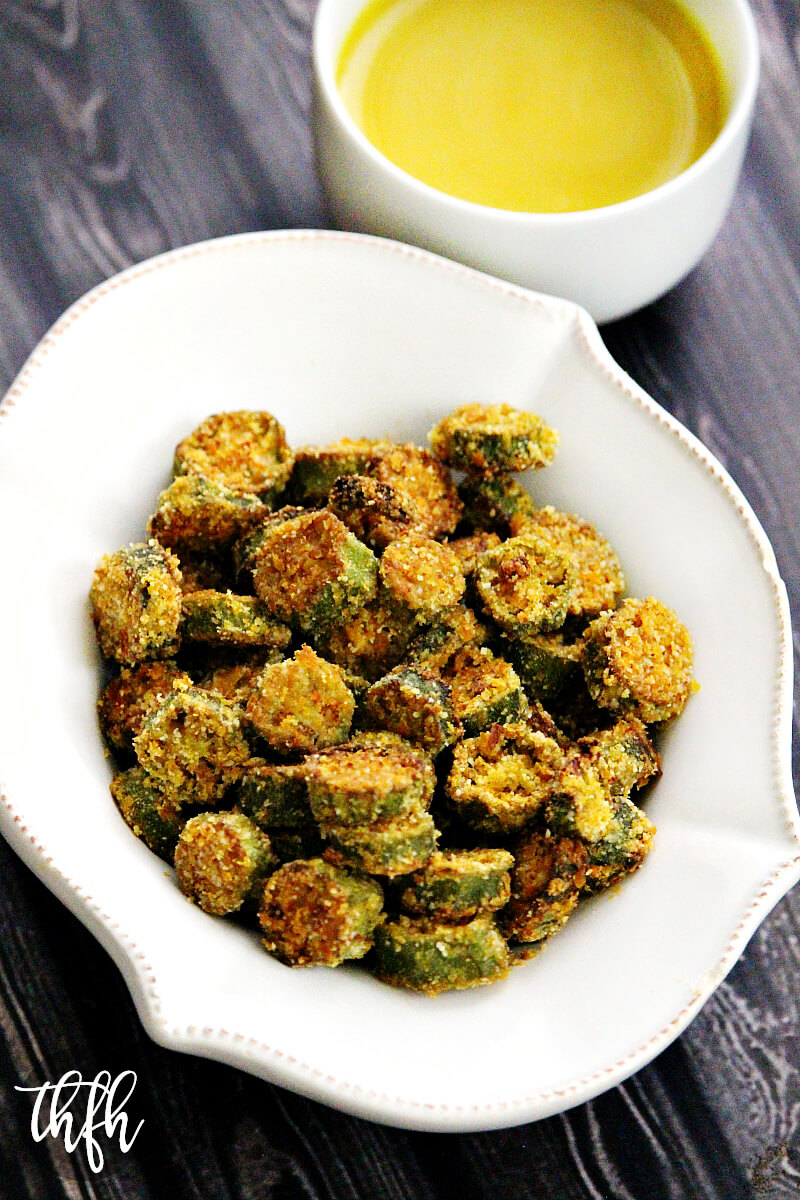 Gluten-Free Vegan Oven-Baked Okra Bites | The Healthy Family and Home