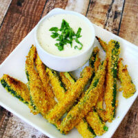 Gluten-Free Vegan Oven Baked Zucchini Fries | The Healthy Family and Home
