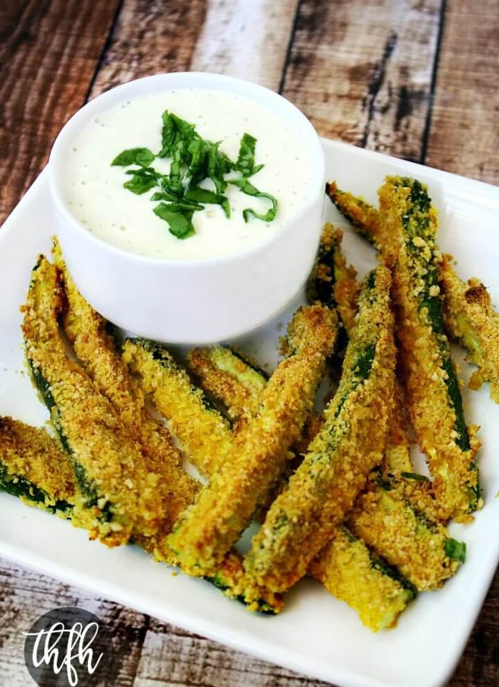 Gluten-Free Vegan Oven Baked Zucchini Fries | The Healthy Family and Home