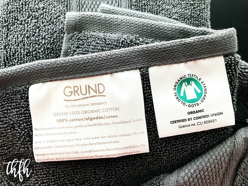 Grund America Organic Cotton Bath Towels Review + Giveaway | The Healthy Family and Home