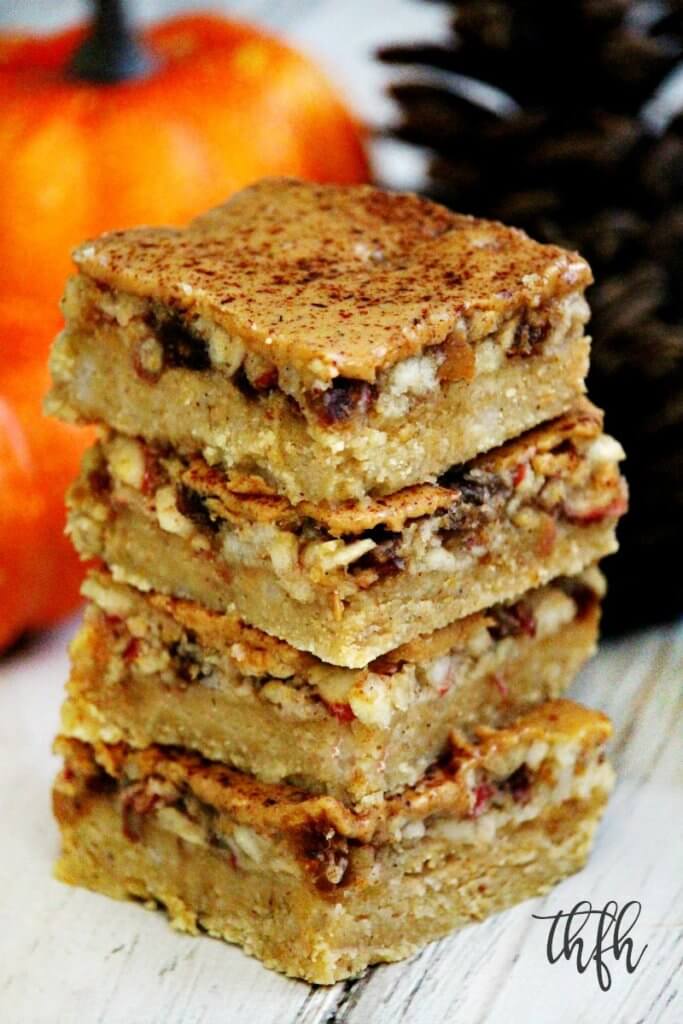 Gluten-Free Vegan No-Bake Apple Bars | The Healthy Family and Home