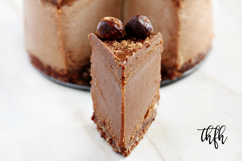 Vegan Chocolate Peanut Butter Cheesecake | The Healthy Family and Home