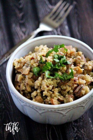 Lectin-Free Vegan Mushroom Cauliflower Rice Risotto | The Healthy Family and Home