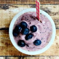 Gluten-Free Vegan Blueberry "Nice" Cream | The Healthy Family and Home