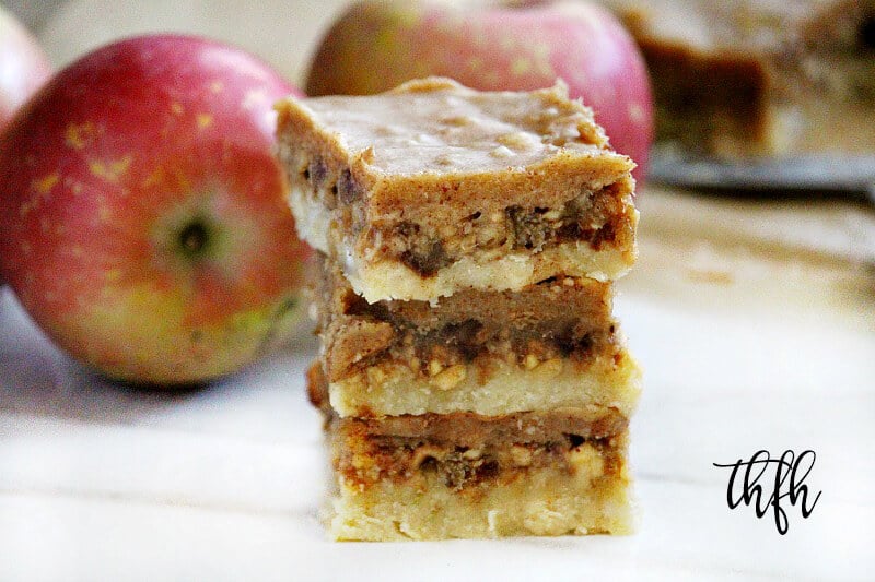 Gluten-Free Vegan No-Bake Caramel Apple Bars | The Healthy Family and Home