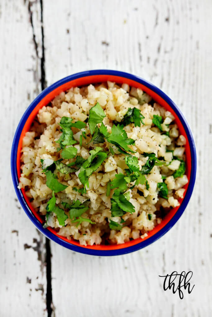 Cilantro and Lime Cauliflower Rice  The Healthy Family 