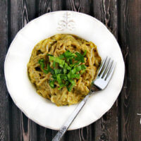 Lectin-Free Vegan Shirataki Angel Hair Pasta with Creamy Chipotle Avocado Sauce | The Healthy Family and Home