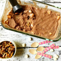 Gluten-Free Vegan Chocolate Rocky Road Ice Cream | The Healthy Family and Home
