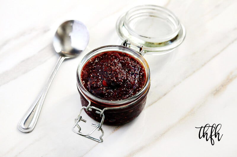 Clean Eating Dark Cherry Chia Jam | The Healthy Family and Home