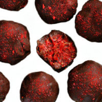 Gluten-Free Vegan Chocolate Covered Strawberry Truffles