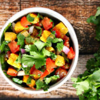 Spicy Mango and Lime Chunky Salsa | The Healthy Family and Home