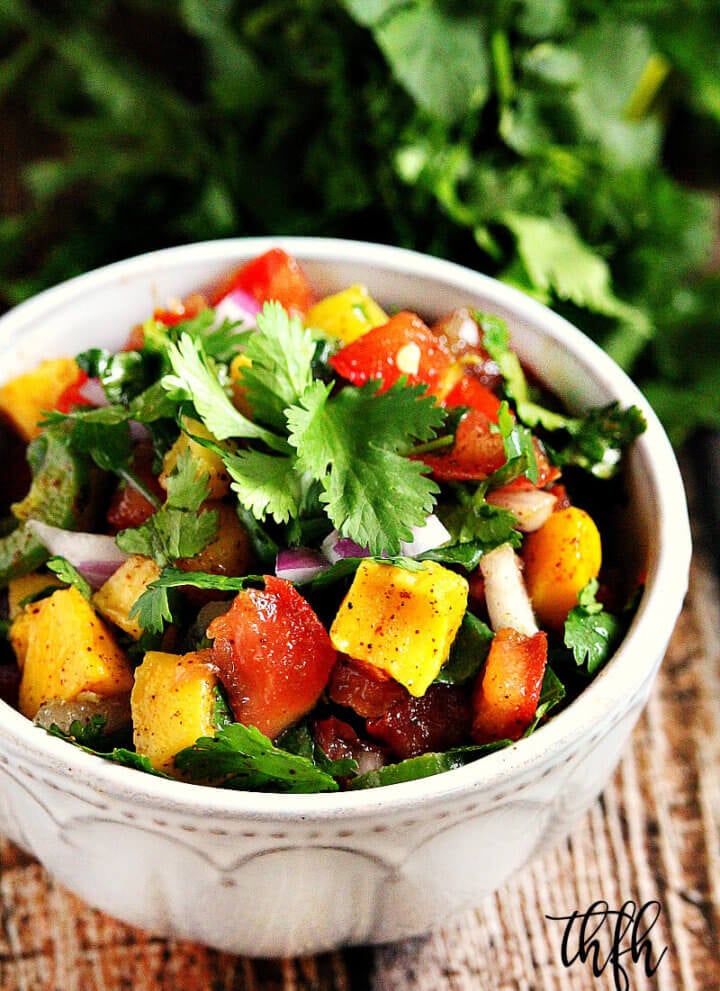 Spicy Mango and Lime Chunky Salsa | The Healthy Family and Home
