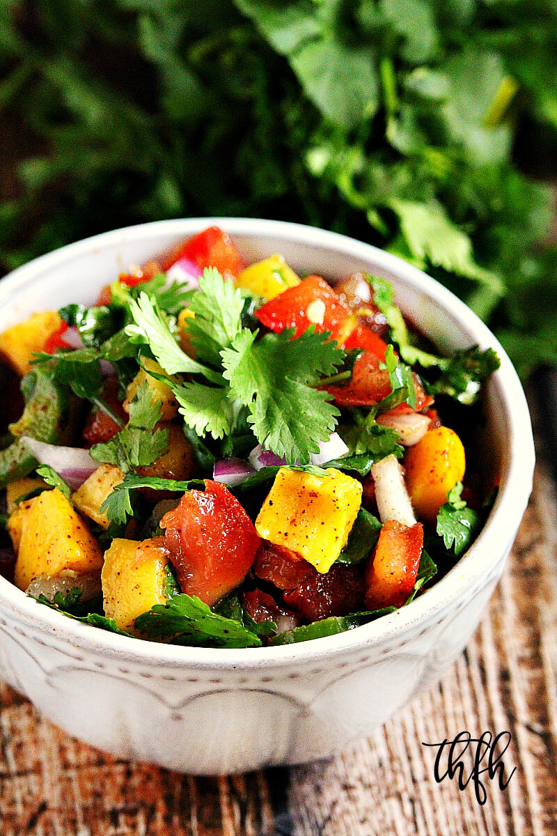 Spicy Mango and Lime Chunky Salsa | The Healthy Family and Home